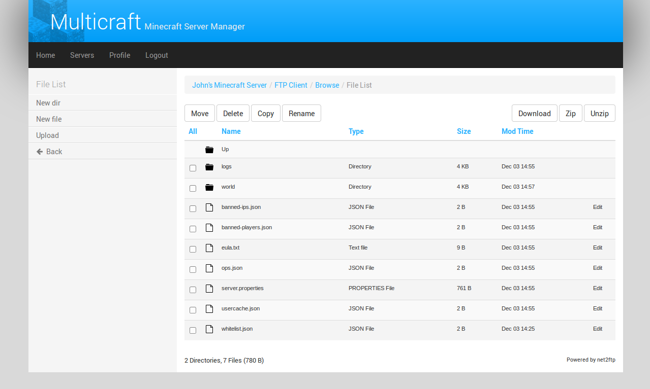 Multicraft - The Minecraft Hosting Solution - Userguide Site